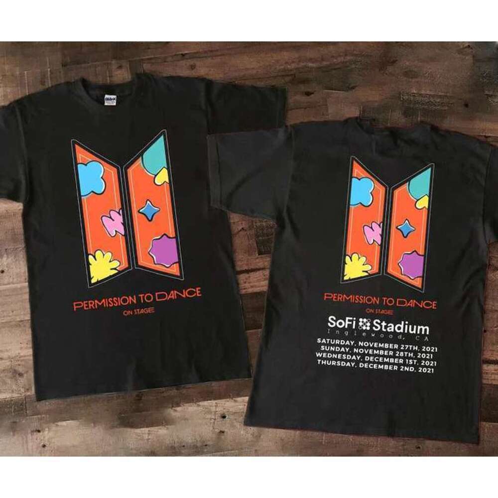 Permission To Dance On Stage Usa 2021 Unisex T-shirt 2 Sided